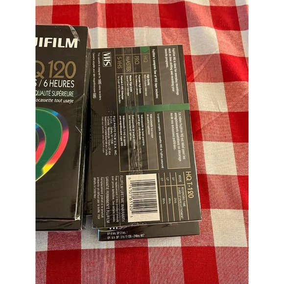 Lot of 8 FujiFilm VHS Video Tape T120 6HR Sealed NEW Blank Cassette Tapes - Picture 4 of 4